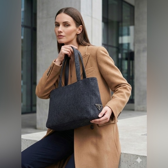 Prada Handbags - Prada wool vintage bag